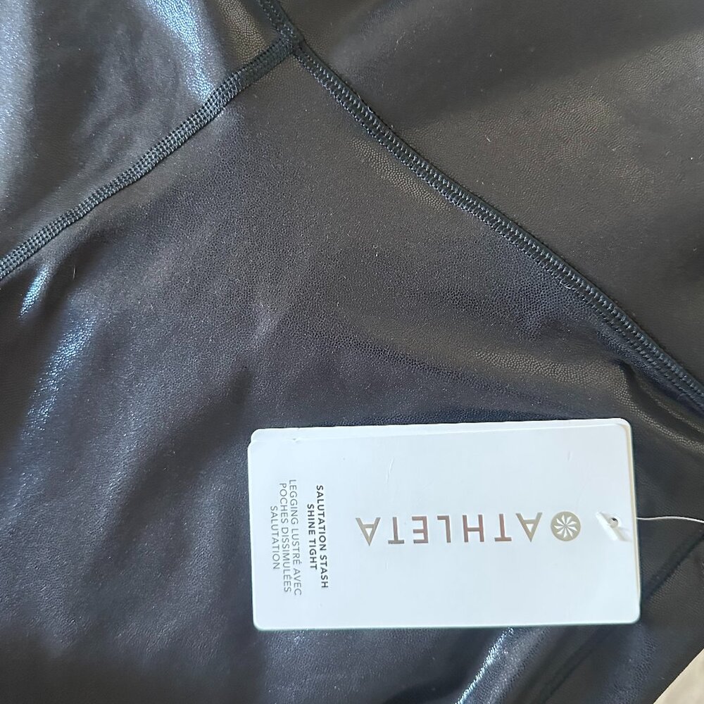 NWT Athleta Salutation Stash Shine tights Size 1X